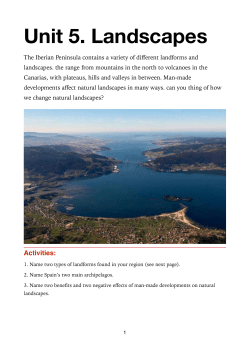 Unit 5. Landscapes for print