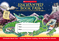 Scholastic Book Fairs – Getting children reading. Giving books to