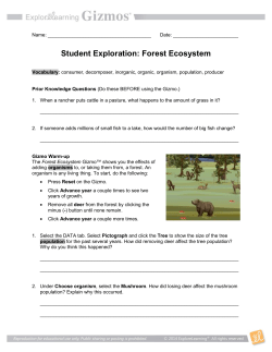 Forest Ecosystem - Fredericksburg City Schools