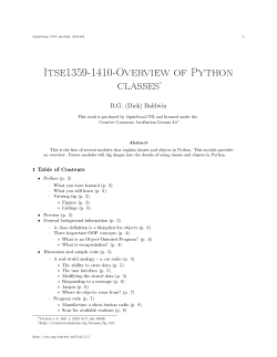 Itse1359-1410-Overview of Python classes
