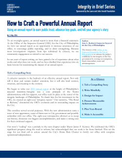 How to Craft a Powerful Annual Report