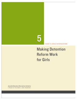 Making Detention Reform Work for Girls