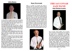 Band Pen Pictures Brochure