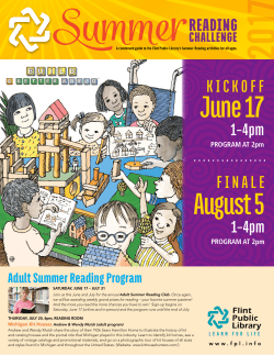 HAVE FUN! - Flint Public Library