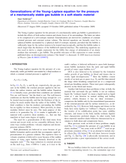 Generalizations of the Young&ndash;Laplace equation for the pressure of a