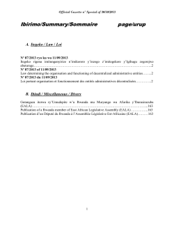 Ibirimo/Summary/Sommaire page/urup