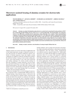 Microwave-assisted brazing of alumina ceramics for electron tube