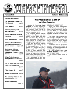 March 2015 FCDA Surface Interval.