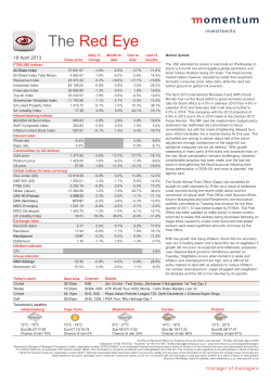 The Red Eye - 18 April 2013