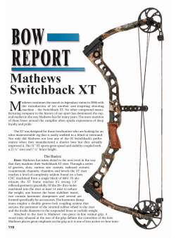 March 2006 - Silks tests Mathews Switchback XT