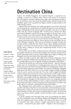 Destination China