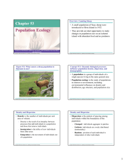 Population Ecology