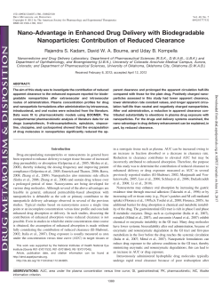 Nano-Advantage in Enhanced Drug Delivery with Biodegradable