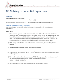 4C: Solving Exponential Equations
