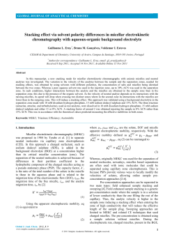 Stacking effect via solvent polarity differences in micellar
