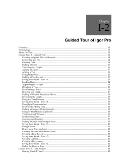 Guided Tour of Igor Pro