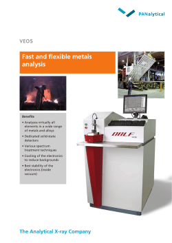 Fast and flexible metals analysis