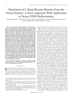 Simulation of L-Band Bistatic Returns From the Ocean Surface: A