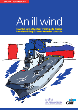 How the sale of Mistral warships to Russia is undermining EU arms