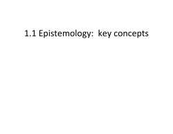 Can we have certain knowledge?