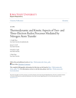 Thermodynamic and Kinetic Aspects of Two- and Three