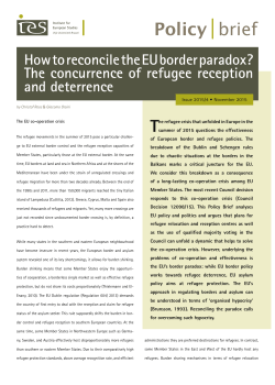 How to Reconcile the EU Border Paradox? The Concurrence