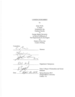 Looking for Bobby - MARS - George Mason University