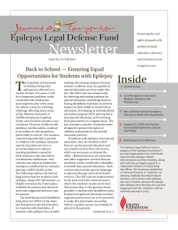 Newsletter - Epilepsy Foundation