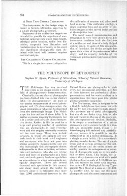 The Multiscope in Retrospect