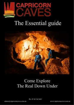Media kit Capricorn Caves 201412.pub