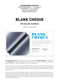 blank cheque