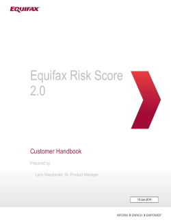 Equifax Word Template