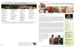 Fall 2011 Newsletter - Iron Arrow Honor Society