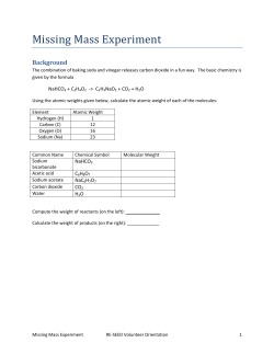Missing Mass Experiment - RE-SEED