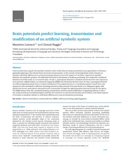 Brain potentials predict learning, transmission