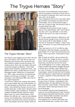 The Trygve Hern&aelig;s &rdquo;Story&rdquo;