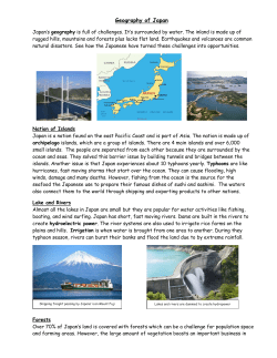 Geography of Japan Challenges and Opportunities