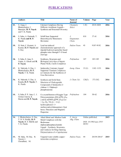 publications - (ISM) Dhanbad