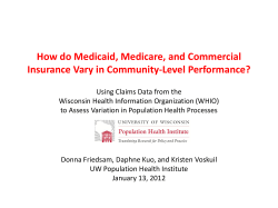 How do Medicaid, Medicare, and Commercial Insurance Vary in