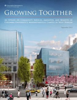 Growing Together - Morningside Area Alliance