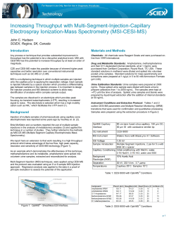Increasing Throughput with Multi-Segment-Injection