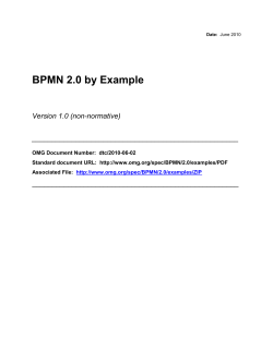 BPMN 2.0 by Example Version 1.0
