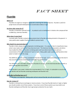 Fluoride - Alpine Analytical