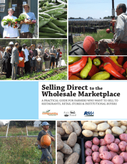 Selling Direct to the Wholesale Marketplace