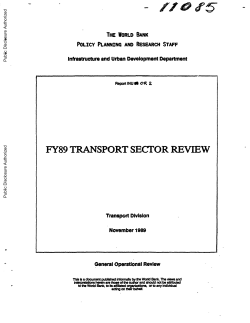 71 pages - World bank documents