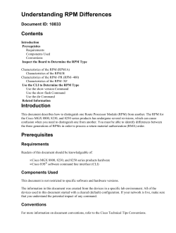 Understanding RPM Differences