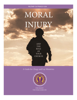 Moral Injury: A Guide for Clergy and Lay Ministries
