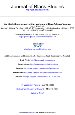 Journal of Black Studies - St. Lawrence University Blogs