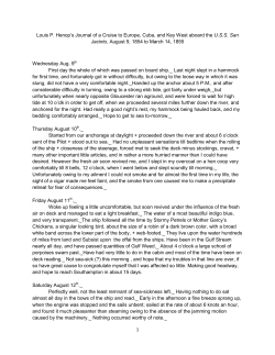 1 Louis P. Henop`s Journal of a Cruise to Europe, Cuba, and Key