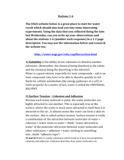 Stations 1-‐6 The USGS website below is a great place to start for